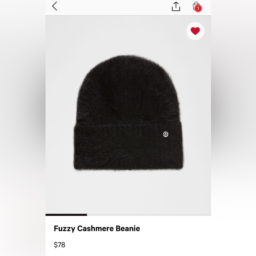 Lululemon  Fuzzy cashmere Beanie